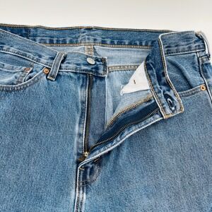 Levi Strauss 505 Jeans Mens W36 L30 Medium Wash Straight Fit Denim